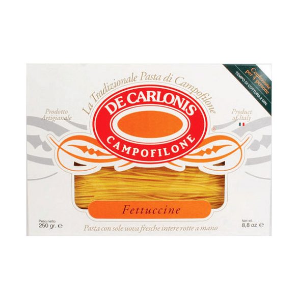 De Carlonis pappardelle tészta tojással 250g