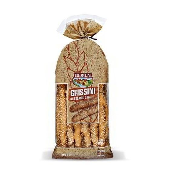 Tre Mulini grissini szezámmagos 200g