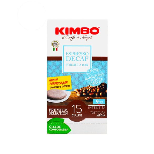 15 Kimbo Espresso Decaf – ESE44 Kompatibilis Kávé Pod