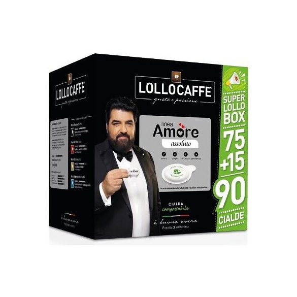 Lollocaffé linea Amore assoluto kávépárna 90db