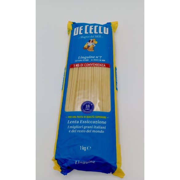 De Cecco Linguine n°7 durum száraztészta 1000g