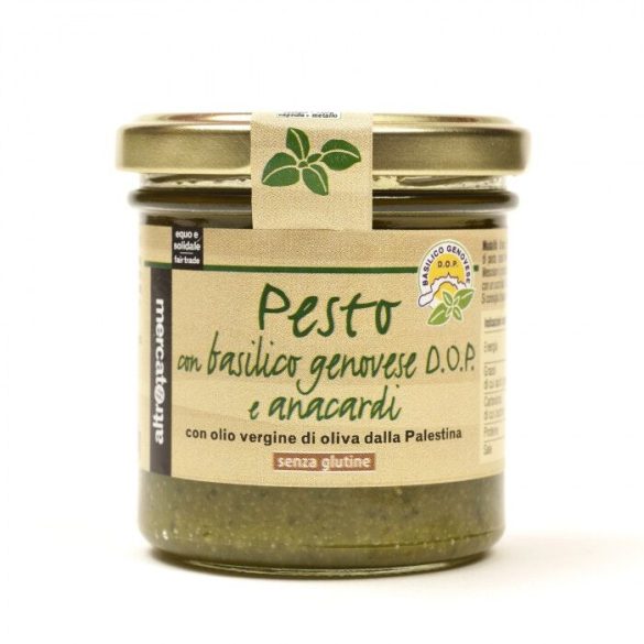 Pesto basilico DOP e anacardi 130g