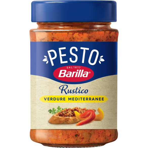 Barilla Pesto rustico mediterrán 190g