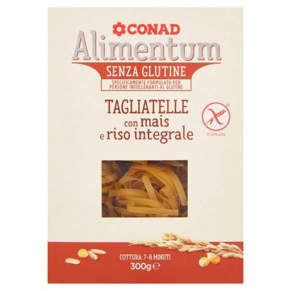 Conad Alimentum Tagliatelle GLUTÉNMENTES száraztészta 300g