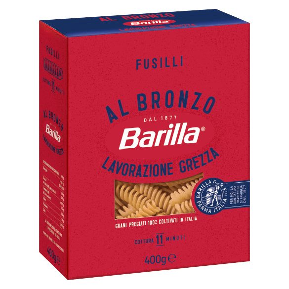 Barilla Bronzo Fusilloni durum száraztészta 400g