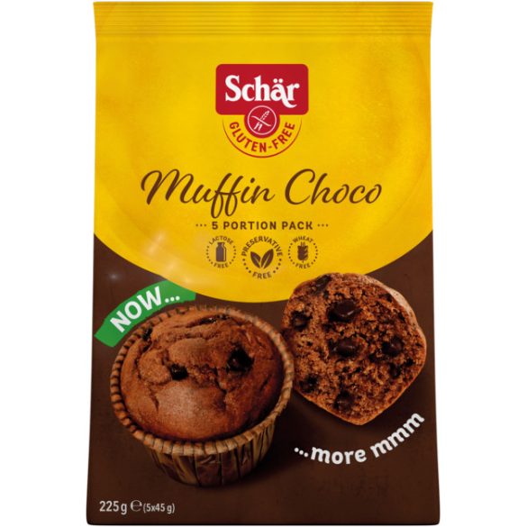 Schär Muffin Choco GLUTÉNMENTES 225g (5x45g)