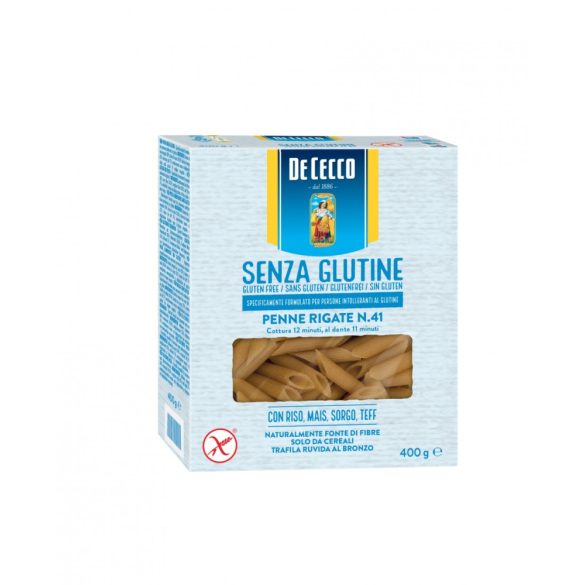 De Cecco Penne Rigate n°41 GLUTÉNMENTES száraztészta 400g