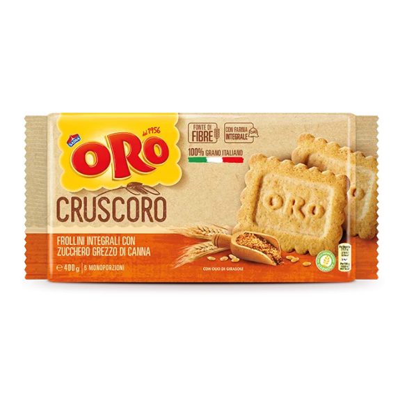 Oro Cruscoro teljeskiőrlésű keksz 400g