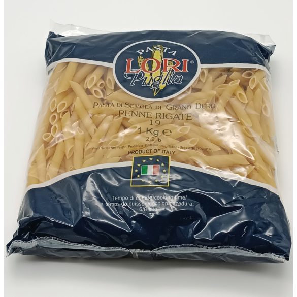 Lori Penne Rigate durum száraztészta 1Kg