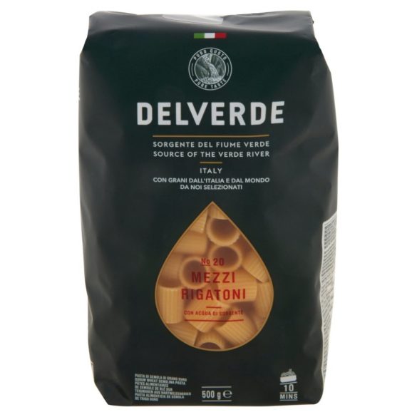 Delverde Mezzi Rigatoni  N.20 tészta 500g