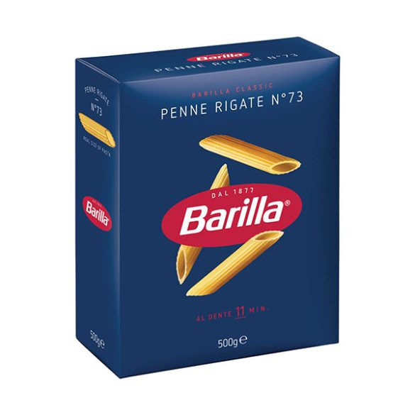 Barilla Penne Rigate apró durum száraztészta 500 g