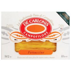 De Carlonis fettuccine tészta tojással 250g